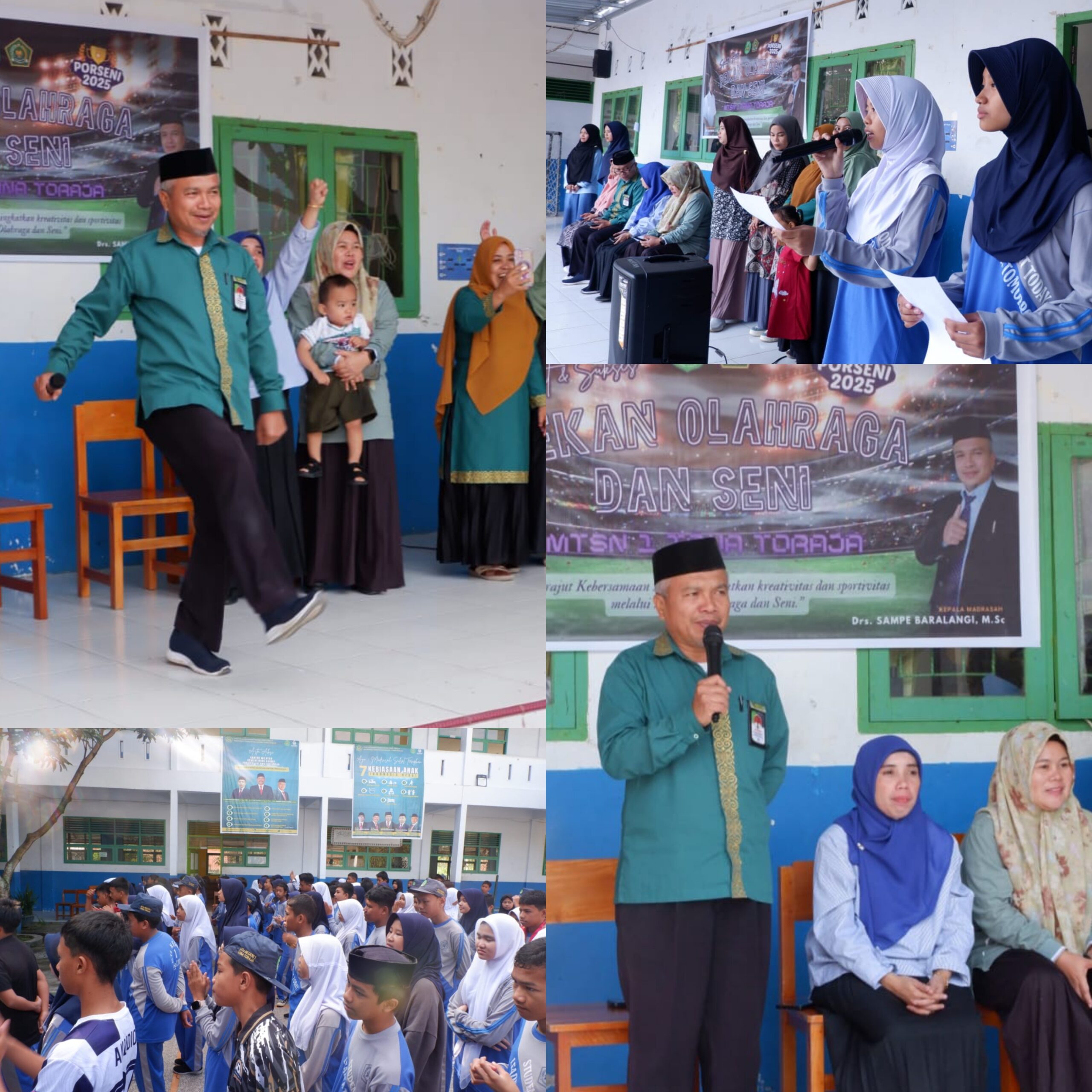 PORSENI MTsN 1 Tana Toraja 2025: Merajut Kebersamaan dan Mengembangkan Kreativitas melalui Olahraga dan Seni